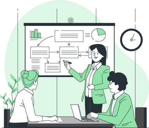 Digital technology illustration